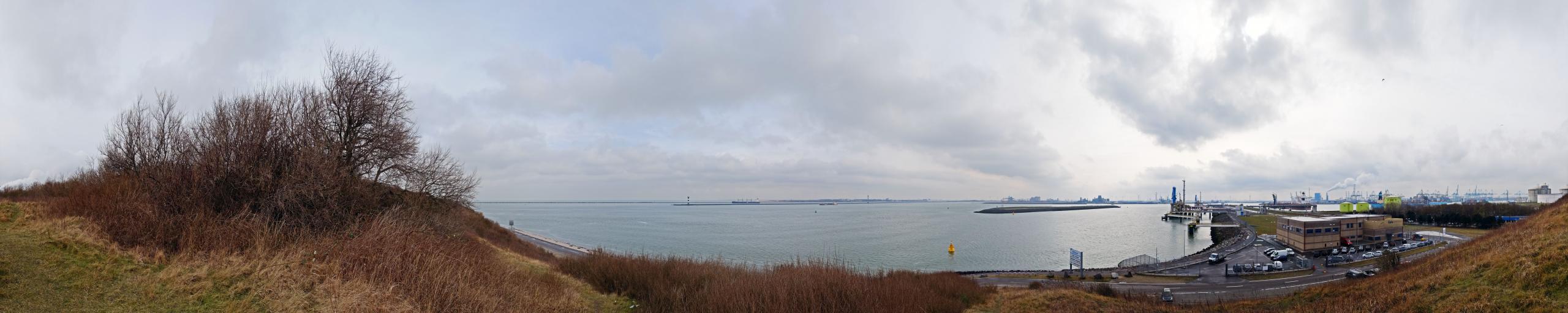 foto met uitzicht op zee bij de Maasvlakte op pagina Informatiebeleid